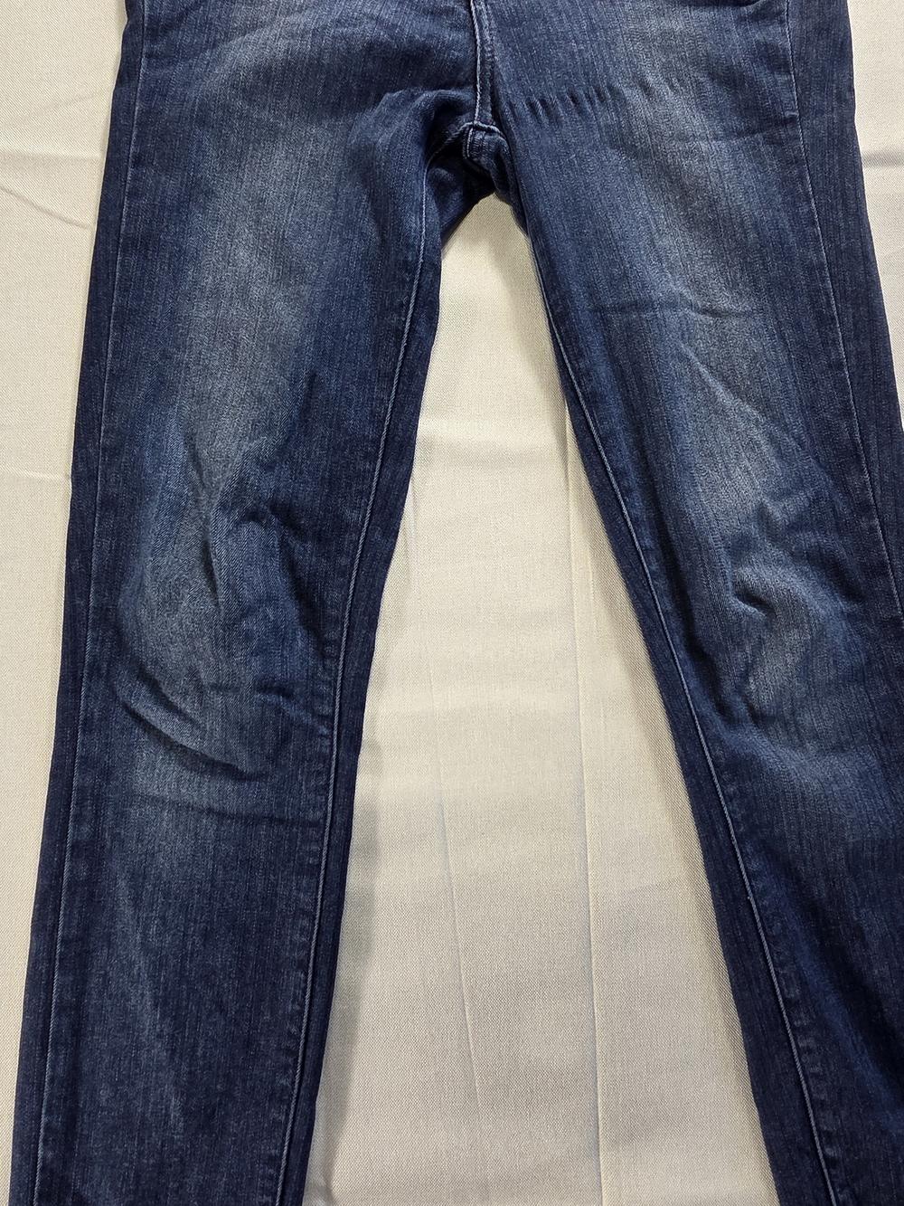 Paige High Rise Edgemont Moto Zip Skinny Jeans 26 Raw Hem USA - Picture 2 of 12